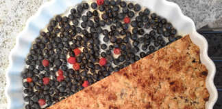 Blåbärspaj blåbärs paj familjerecept enkel och god