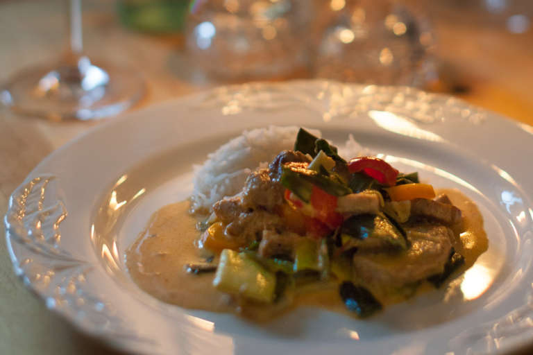 Fläskfillet gryta med purjolök