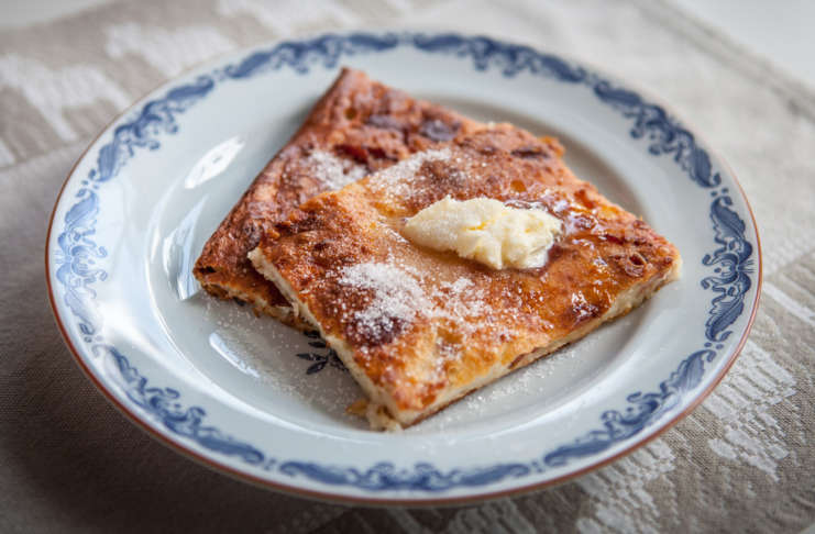 Anitas fläskpannkaka med bacon Fläskpannkaka med bacon