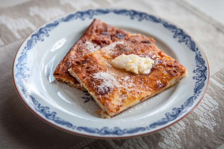 Fläskpannkaka med bacon